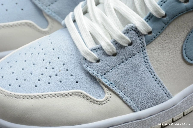 Kicked Out Shoe Store 1 Textures Air Jordan Mid Blue DA4666-100 Mixed 0717